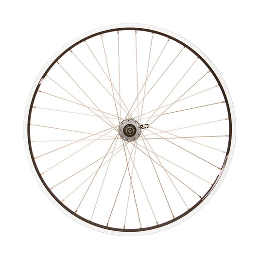 Wheel Shop, Evo Tour 19 Black, Wheel, Front, 700C / 622, Holes: 36, QR, 100mm, Rim and Disc IS 6-bolt