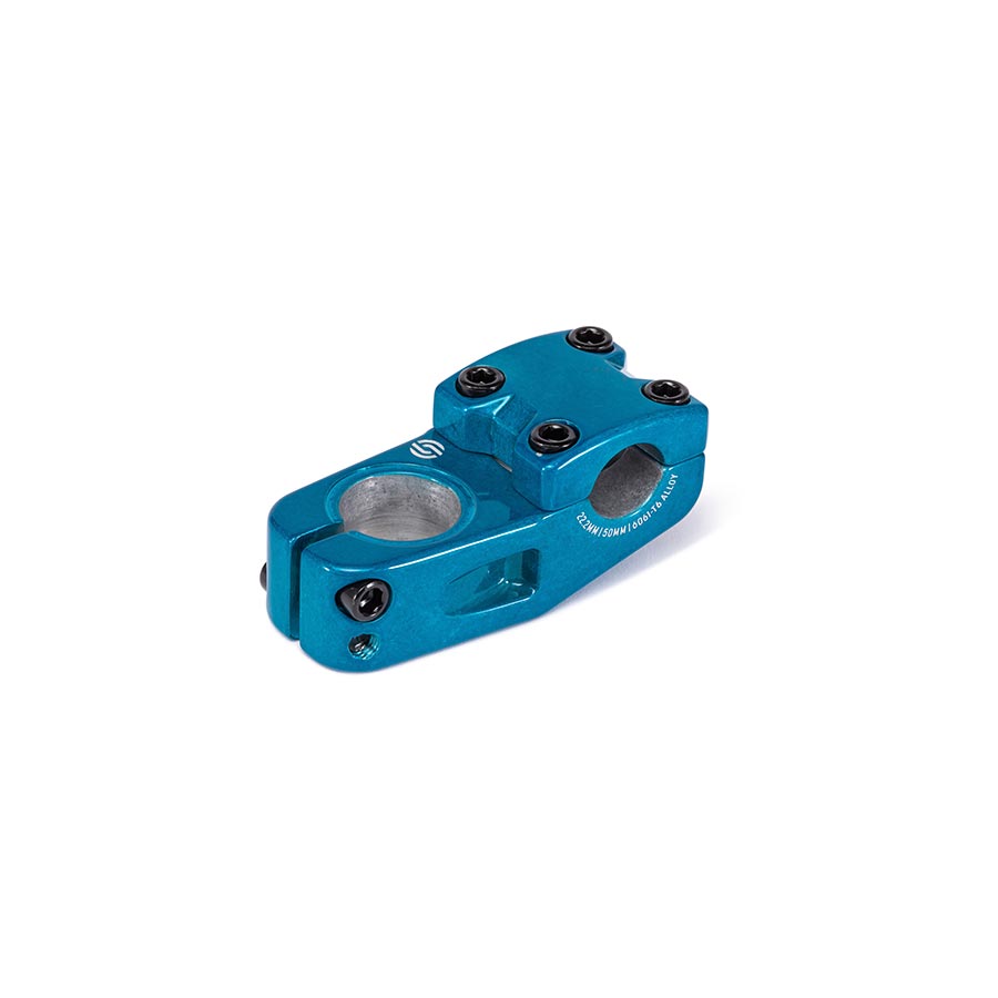 Salt, Pro Toploader, Stem, Diameter: 22.2mm, Length: 50mm, Steerer: 1-1/8'', Blue