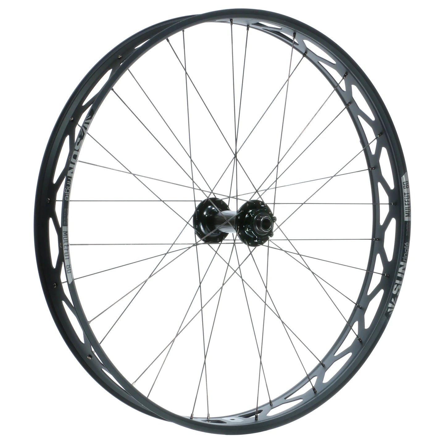 Sun Ringle Mulefut 80SL V2 Front Wheel - 26", 15 x 150mm, 6-Bolt, Black