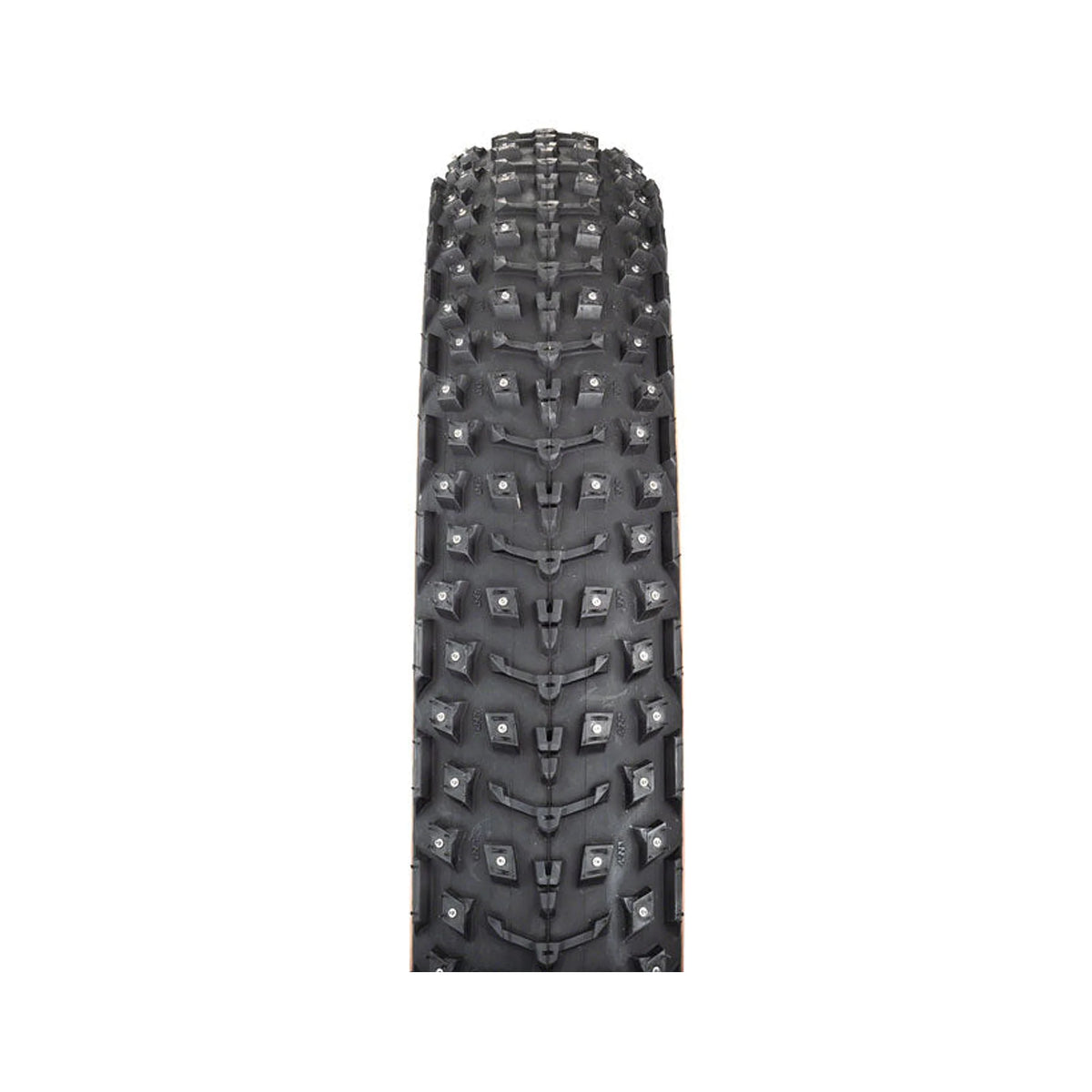 45NRTH Dillinger 5 Tire - 27.5 x 4.5, Tubeless, Folding, Tan, 60 TPI, 252 Concave Carbide Aluminum Studs (Bicycle Tires)