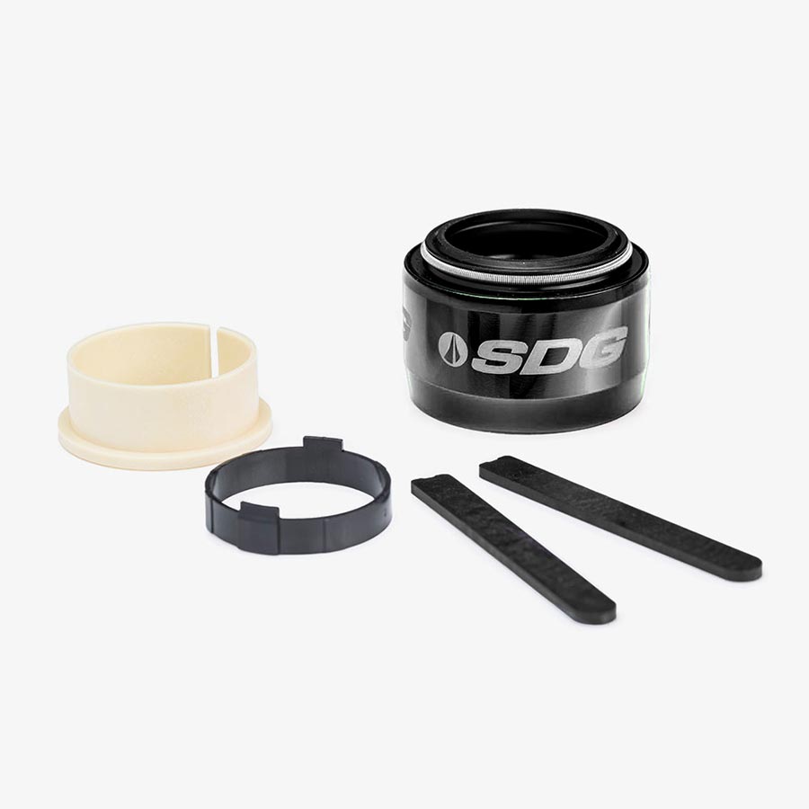 SDG Components, Collar and Bushing for Tellis, Black, For 30.9mm and 31.6mm posts