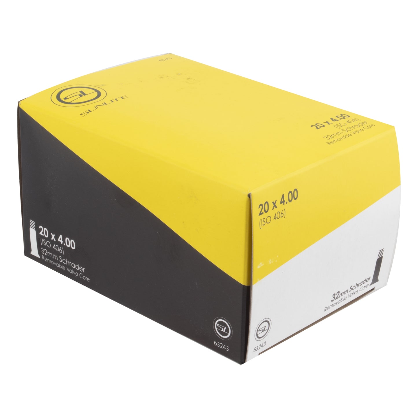 Sunlite Standard Schrader Valve - 20x4.00, 32mm SV