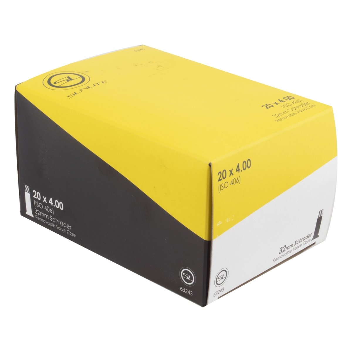 Sunlite Standard Schrader Valve - 20x4.00, 32mm SV