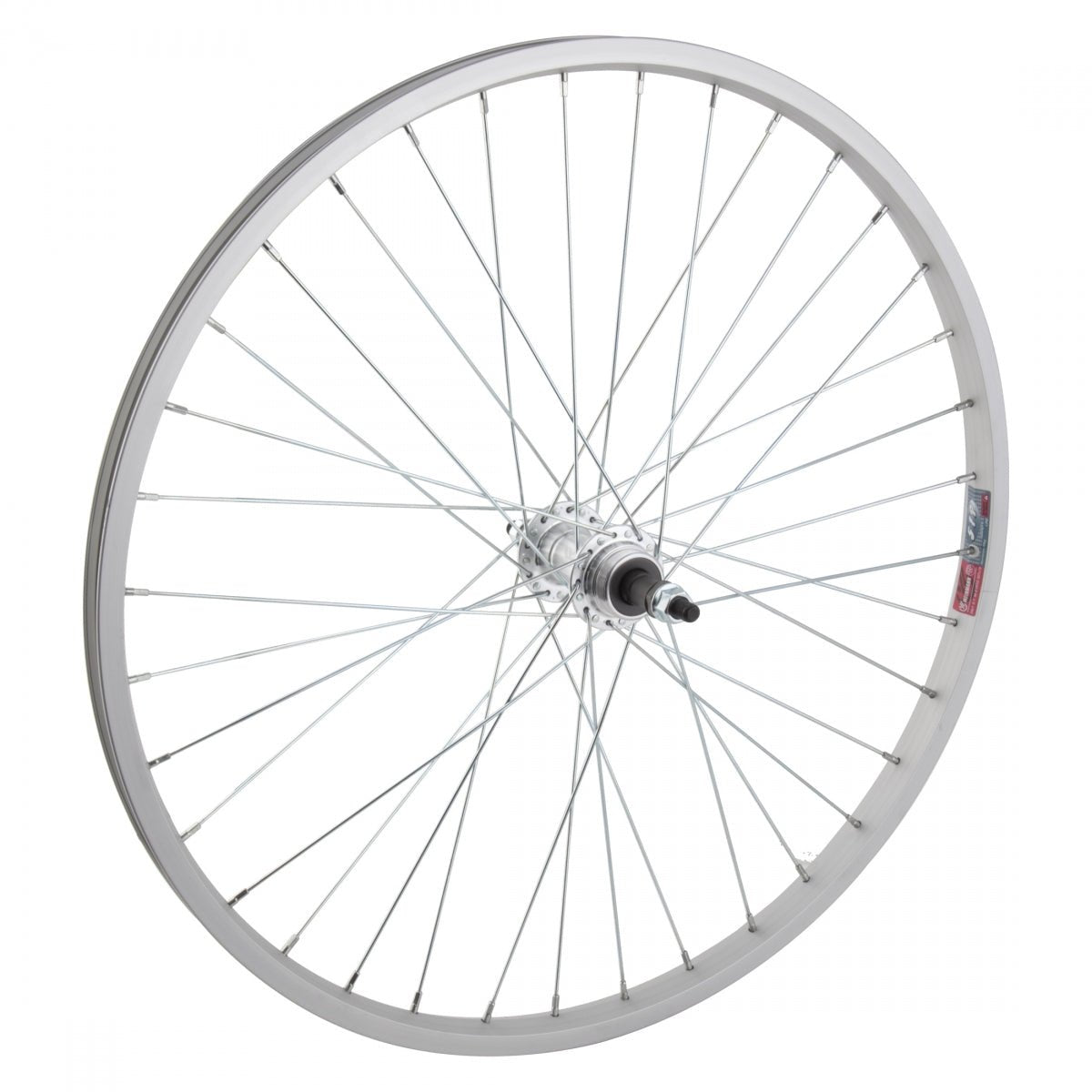 Wheelmaster 24" Alloy Mountain Rear Wheel - Freewheel, 5/6/7sp, Silver