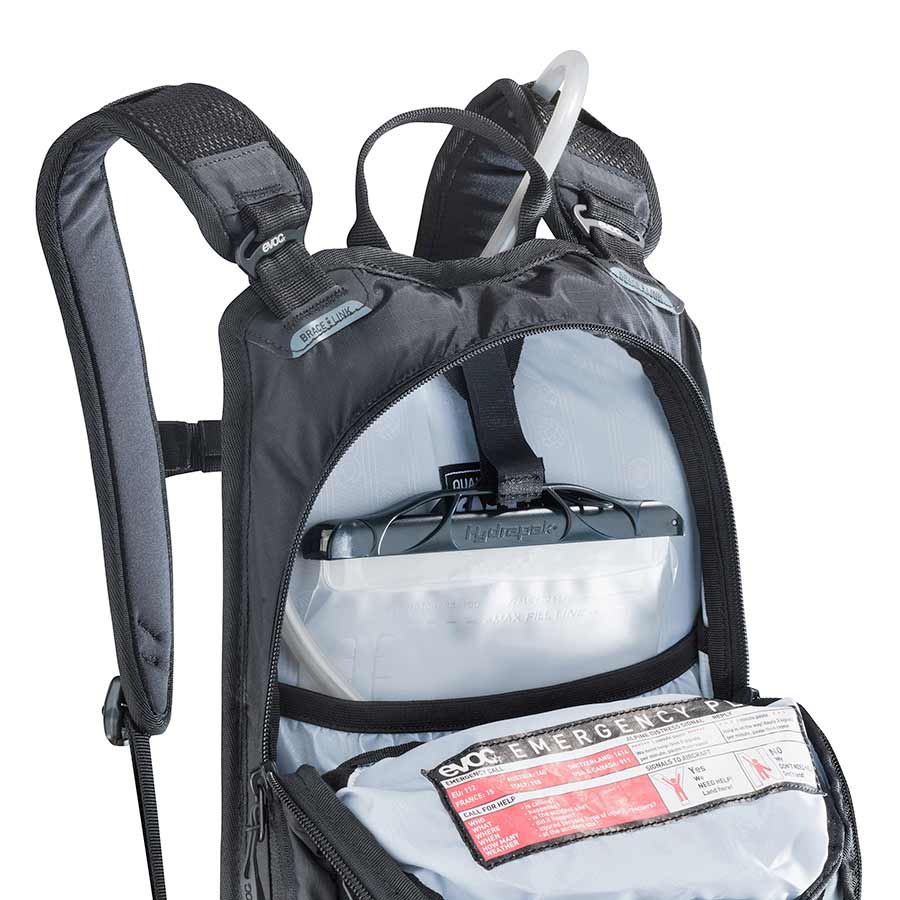 EVOC, Stage 6 + 2L Bladder, Hydration Bag, Volume: 6L, Bladder: Included (2L), Black