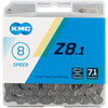 KMC Z8.1 Chain - 8-Speed, 116 Links, Gray