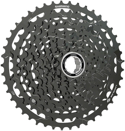 Shimano CUES CS-LG400-11 Cassette - 11-Speed, 11-45t, LINKGLIDE, Black