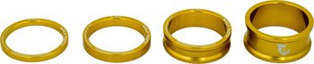 Wolf Tooth Headset Spacer Kit 3, 5, 10, 15mm, Gold