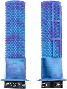 DMR DeathGrip Flanged Grips - Thin, Lock-On, Miami