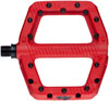 RaceFace Chester Pedals - Platform, Composite, 9/16", Large, Red