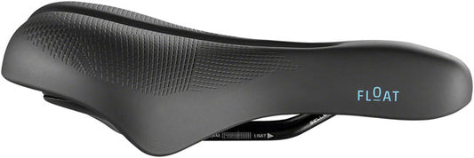 Selle Royal Float Saddle - Steel, Black, Moderate, Women's