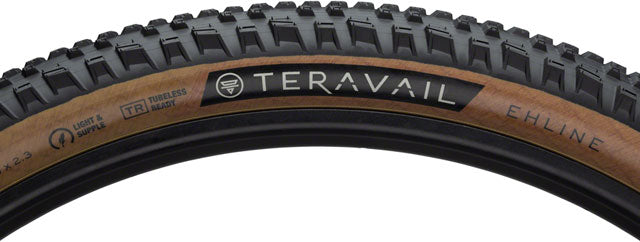 Teravail Ehline Tire - 27.5 x 2.3, Tubeless, Folding, Tan, Light and Supple