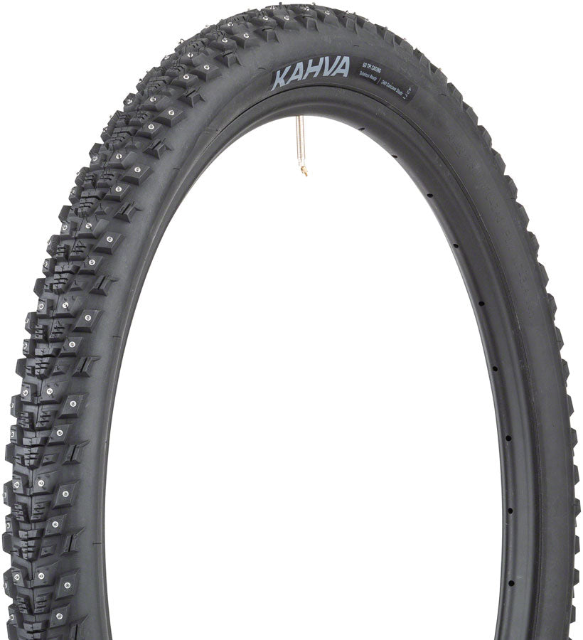 45NRTH Kahva Tire - 29 x 2.25, Tubeless, Folding, Black, 60 TPI, 252 Concave Carbide Studs