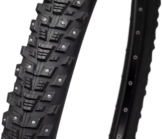 45NRTH Kahva Tire - 29 x 2.25, Clincher, Wire, Black, 33 TPI, 252 Carbide Steel Studs