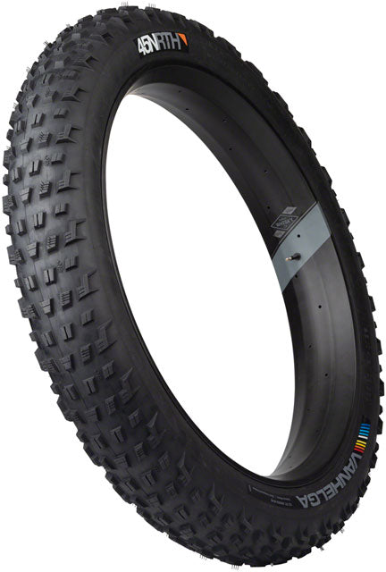 45NRTH Vanhelga Tire - 27.5 x 4, Tubeless, Folding, Black, 120 TPI