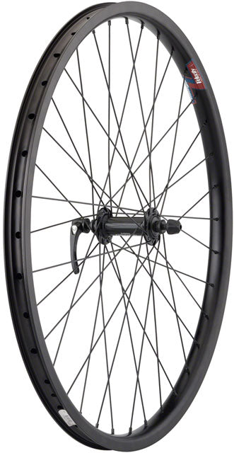 Quality Wheels Value HD Series Front Wheel - 26", QR x 100mm, Rim Brake, Black