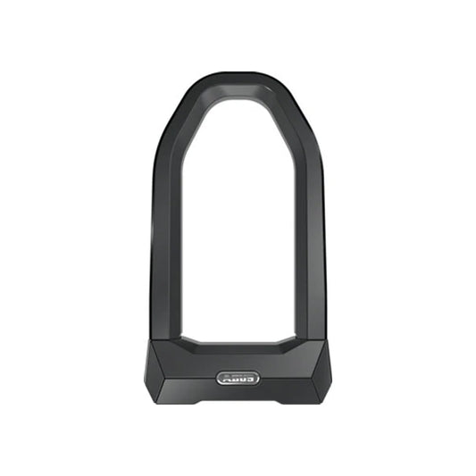 Abus Granit Super Extreme 2500 U-lock – A heavy-duty black U-lock with a wide square-profile shackle and thick crossbar lock body featuring the silver Abus logo centered on a plain white background.
