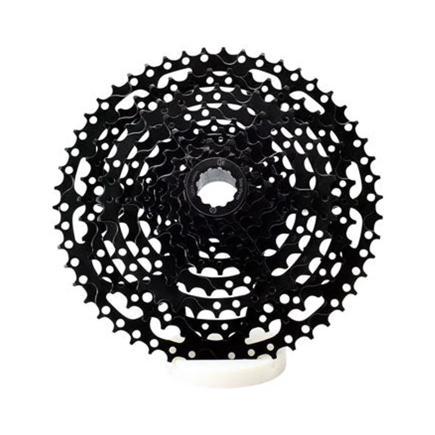 BOX Three Prime 9 Cassette - 9-Speed, 11-46t, Black (Bicycle Cassettes & Freewheels) – studio product photo