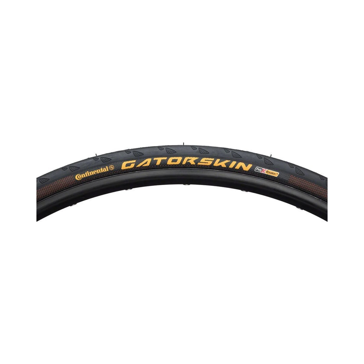 Continental Gatorskin Tire - 700 x 28, Clincher, Folding, Black, PolyX Breaker (Bicycle Tires) – close-up detail