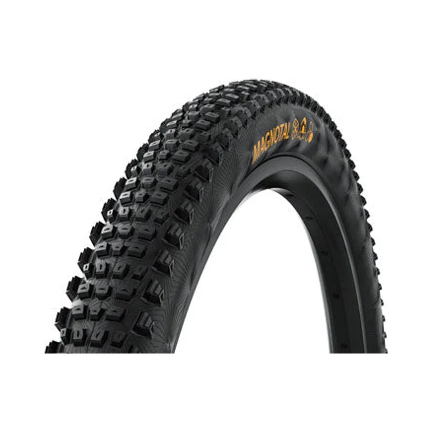 Continental Magnotal Tire - 29 x 2.60, Tubeless, Folding, Black, Grip, Trail Casing, E25 (Bicycle Tires) – studio photo