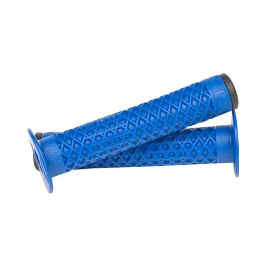 Cult x Vans Grips - Blue, Flange (Bicycle Handlebar Grips) – studio product photo
