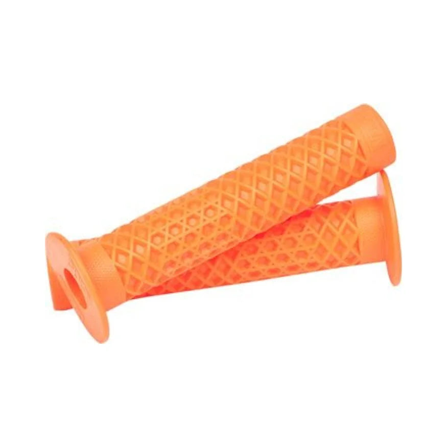 Cult x Vans Grips - Orange, Flange (Bicycle Handlebar Grips) – studio product photo