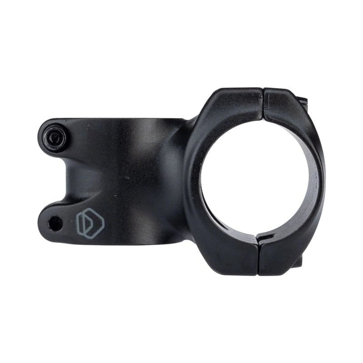 Dimension Trail Stem - 40mm, 35.0 Clamp, +/-0, 1 1/8", Aluminum, Black (Bicycle Stems) – front profile