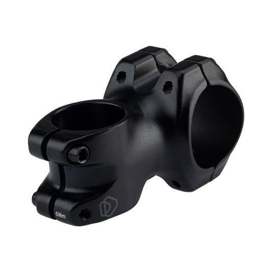 Dimension Trail Stem - 50mm, 35.0 Clamp, +/-0, 1 1/8", Aluminum, Black (Bicycle Stems) – close-up detail