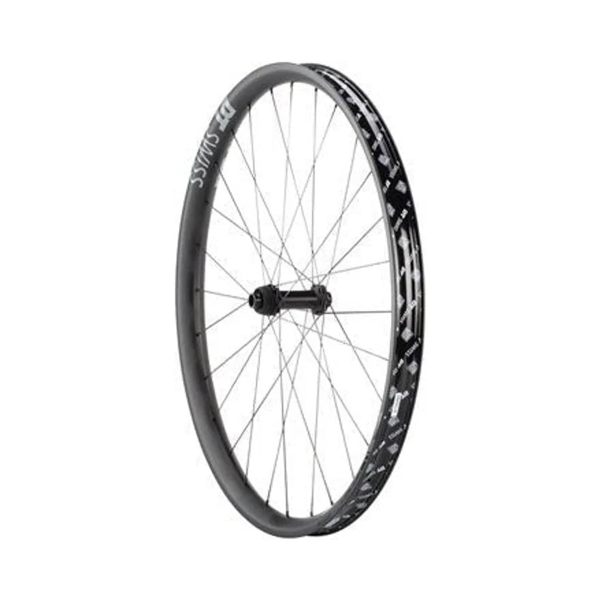 DT Swiss EXC 1200 Spline 35 Front Wheel - 27.5", 15 x 110mm Boost, Center-Lock, Black (Bicycle Wheels) – close-up detail