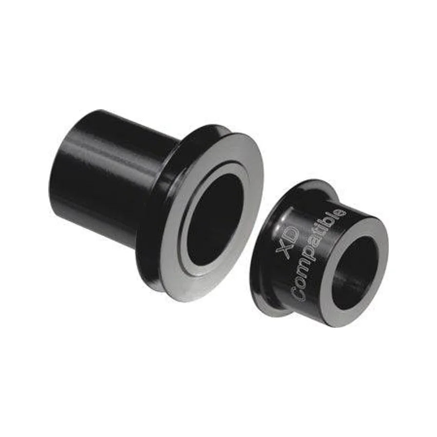 DT Swiss XD End Caps for 135mm x 12mm Thru Axle hubs: fits 240, 350, 440 (Rear Axle Conversion Kit) – studio product photo