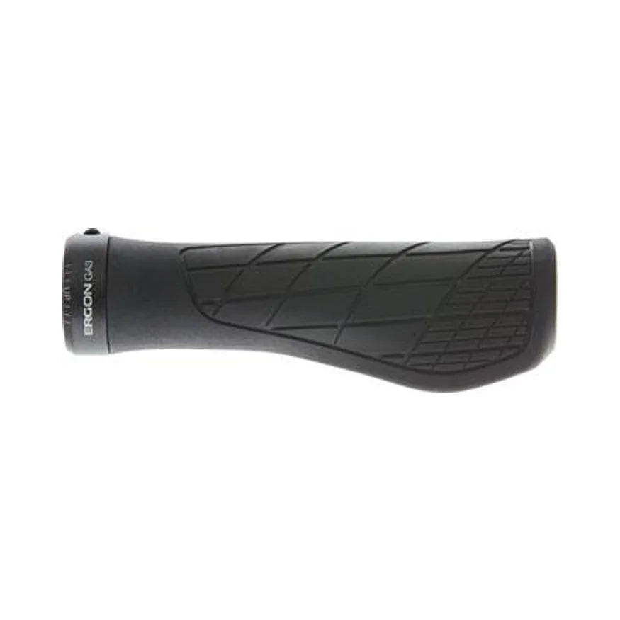 Ergon GA3 Grips - Black, Lock-On, Small (Bicycle Handlebar Grips) – studio product photo