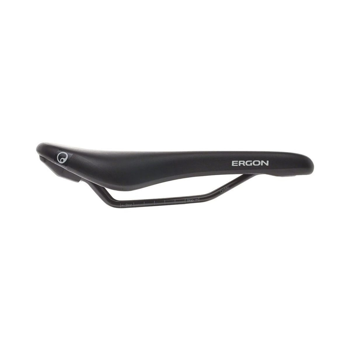 Ergon SM Sport Saddle - Chromoly, Black, Men's, Small/Medium (Bicycle Saddles) – detail angle