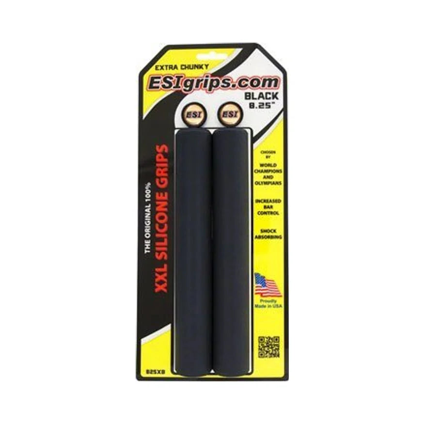 ESI XXL Extra Chunky Grips - Black (Bicycle Handlebar Grips) – studio product photo
