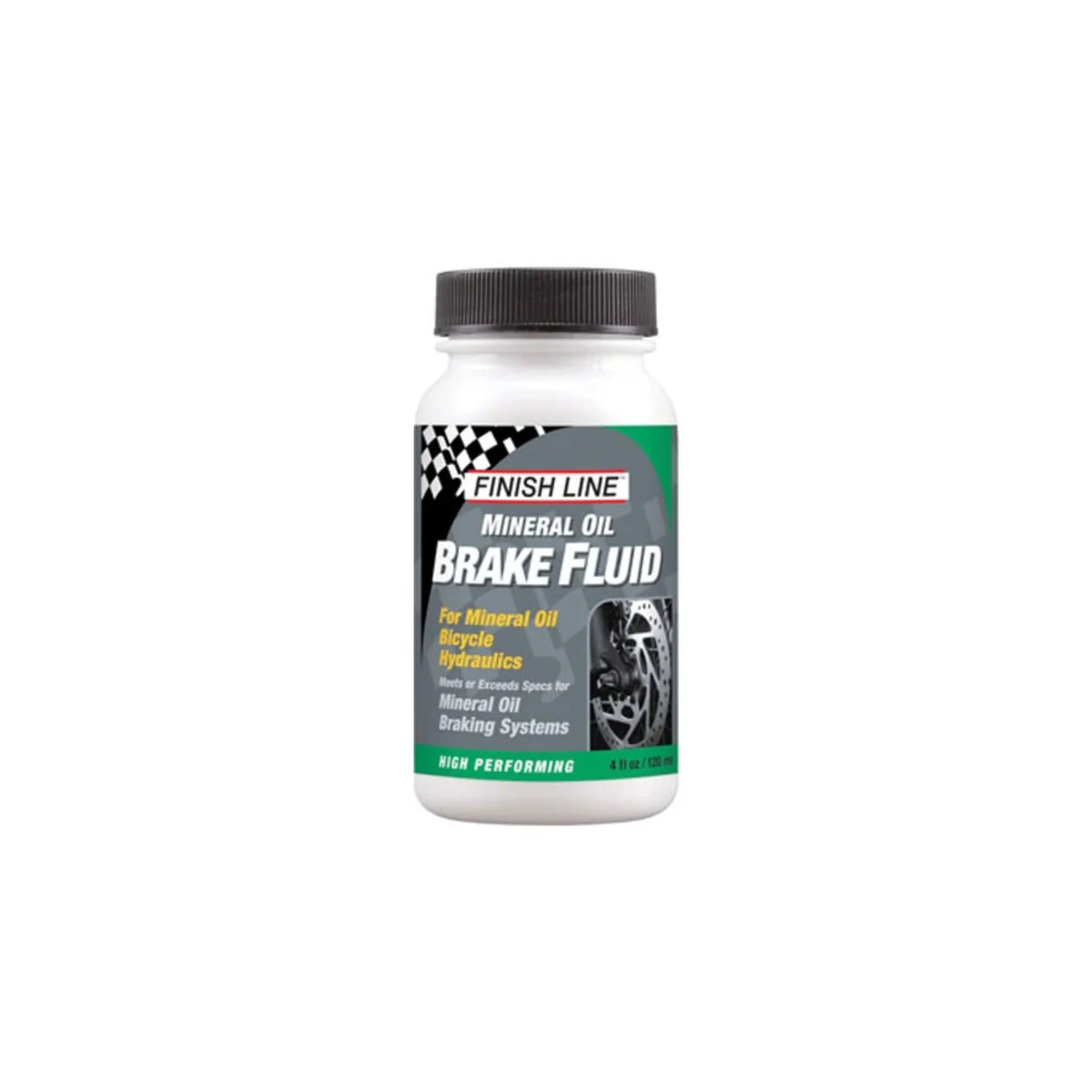 Finish Line Mineral Oil Brake Fluid - 4oz (Disc Brake Fluid) – studio product photo