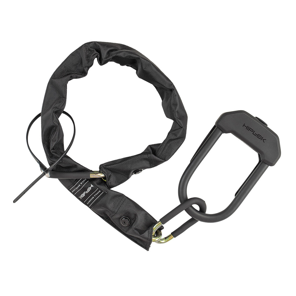 Hiplok E-DX Chain and U-Lock w/ Z Lok, Black
