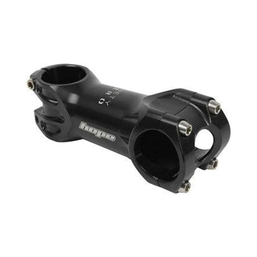 Hope XC Stem - 90mm, 31.8 Clamp, +/-0, 1 1/8", Black (Bicycle Stems) – studio product photo