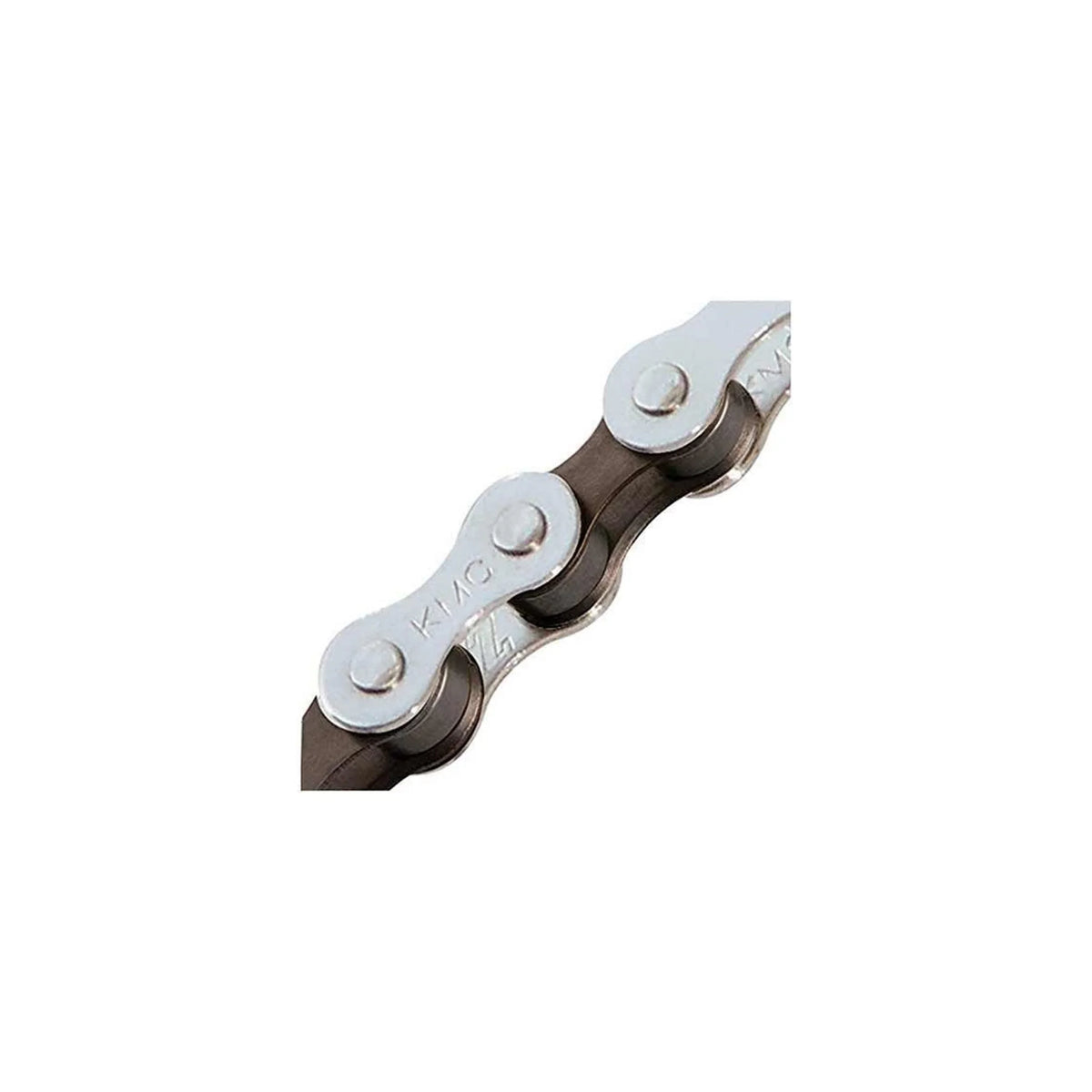 KMC, S1 NP/BR, Chain, Speed: 1, 1/8'', Links: 112, Grey (Bicycle Chains) – studio product photo
