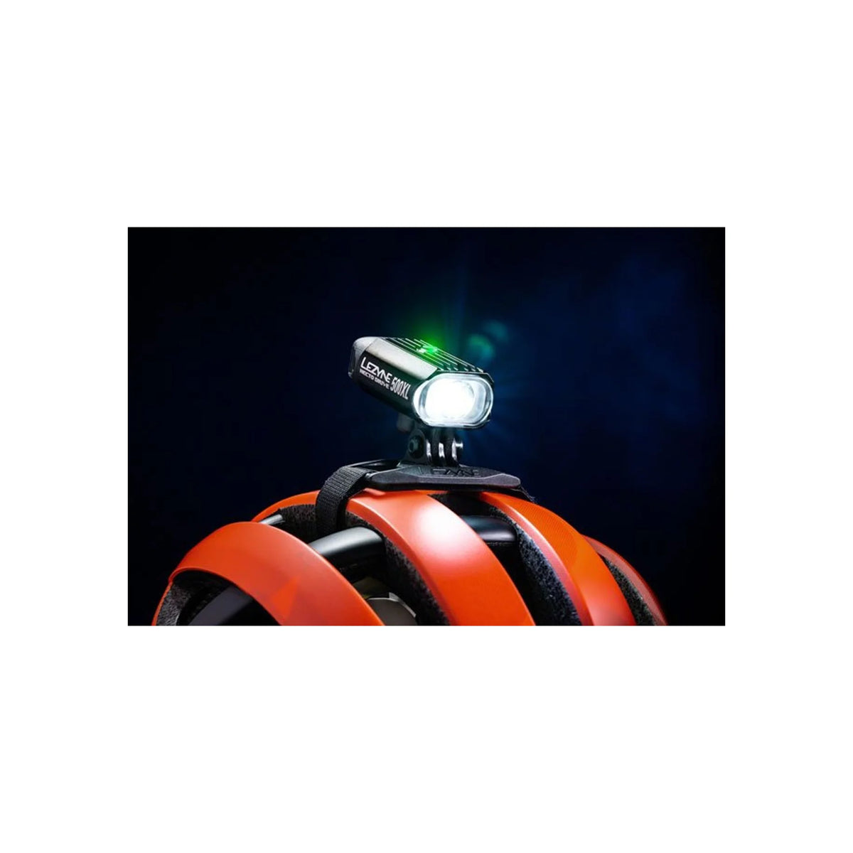 Lezyne Hecto Drive 500XL Rechargable Headlight - 500 Lumens, Black (Bicycle Lights) – studio photo