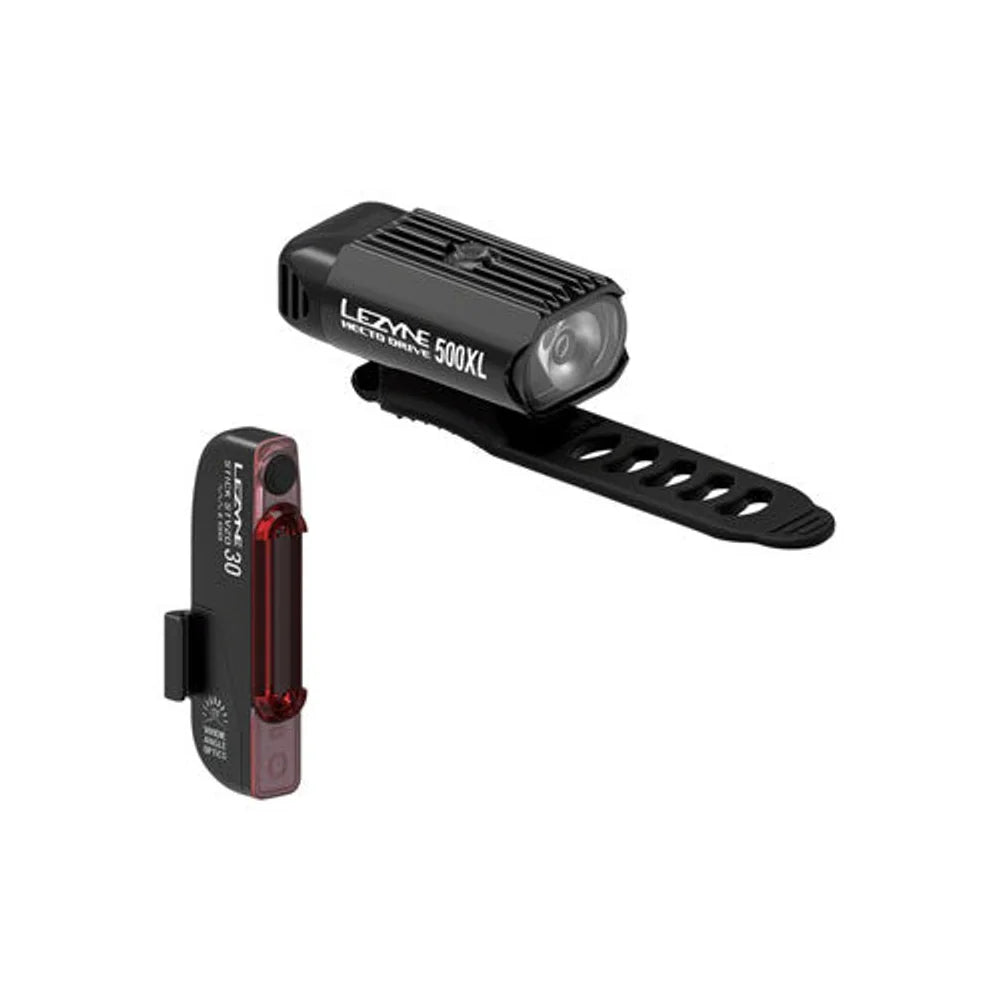 Lezyne Hecto Drive 500XL/Stick Light Set (Bicycle Lights) – studio product photo