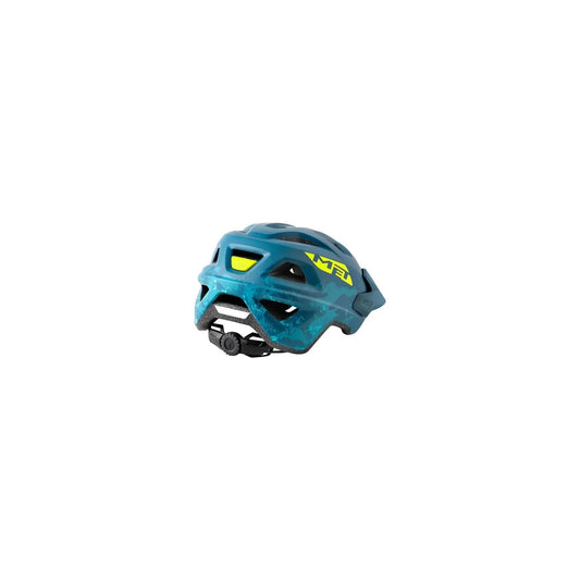 MET Helmets MET Eldar MIPS Kids Helmet - Petrol Blue Camo, Matte, Youth (Bicycle Helmets) – showcase image