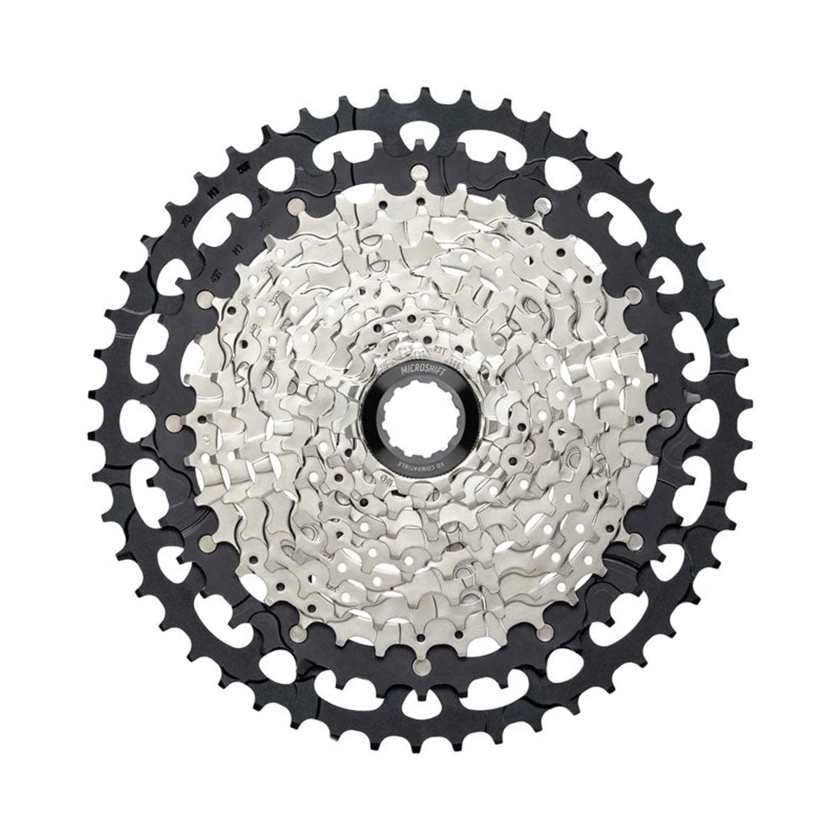 microSHIFT Advent MX 1x11-Speed Groupset - MX Trail Shifter, MX Pro Rear Derailleur, Aluminum Cage, Clutch, 11-50t Cassette, For XD Driver – microSHIFT Advent MX 1x11-Speed Groupset - MX Trail Shifter, MX Pro Rear Derailleur, Aluminum Cage, Clutch, 11-50t Cassette (view 4 of 4)