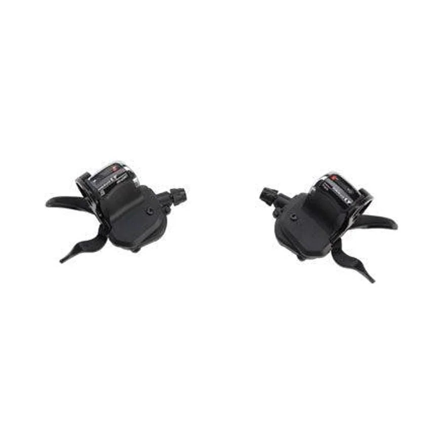 microSHIFT MarvoLT Trigger Shifter Set, 9-Speed, Double/Triple, Steel Lever, Optical Gear Indicator, Shimano Compatible – microSHIFT MarvoLT Trigger Shifter Set, 9-Speed, Double/Triple, Steel Lever, Optical Gear Indicator, Shimano Compatible