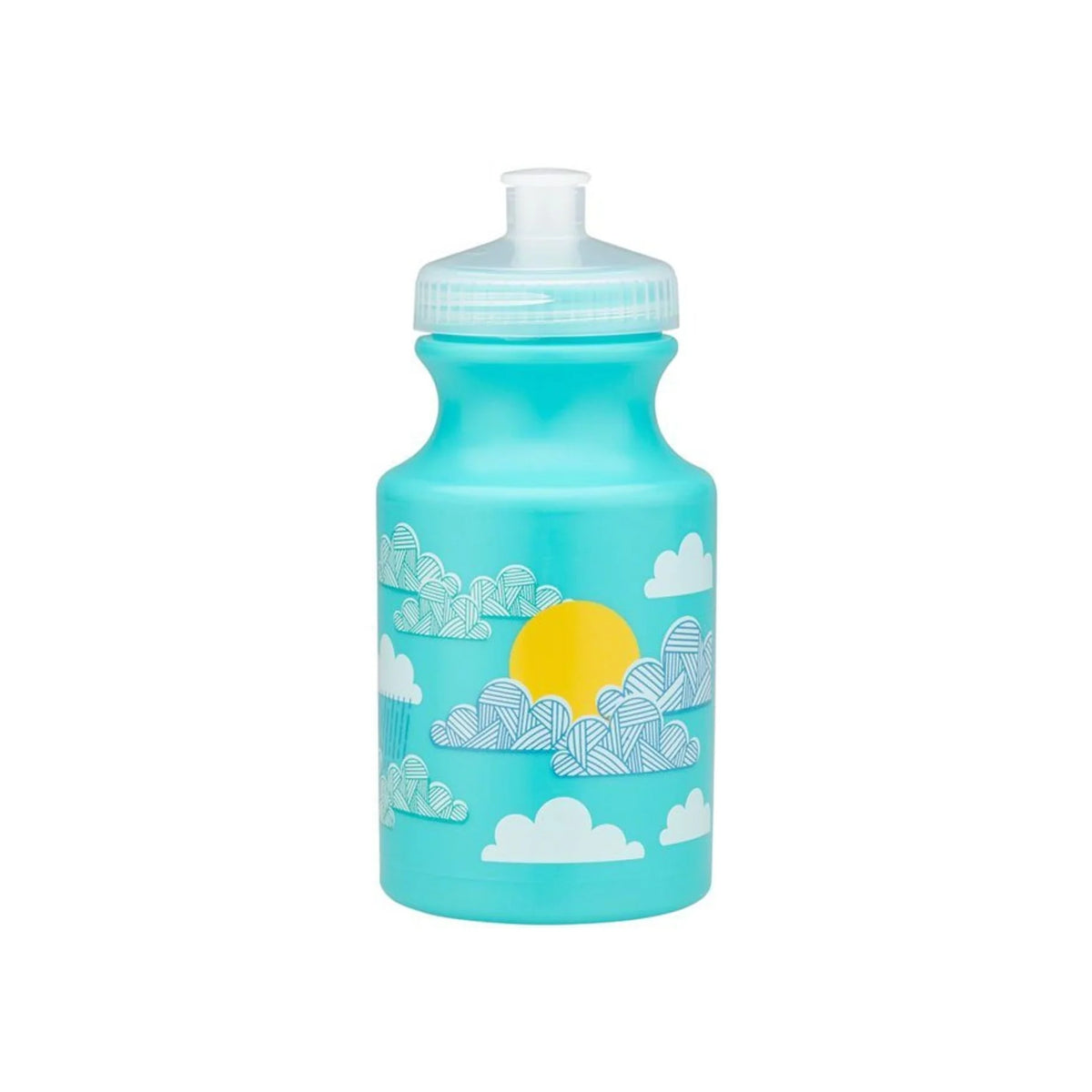 MSW Kids Water Bottle and Cage Kit - Clouds w/ Black Cage (Water Bottle Cages) – detail angle