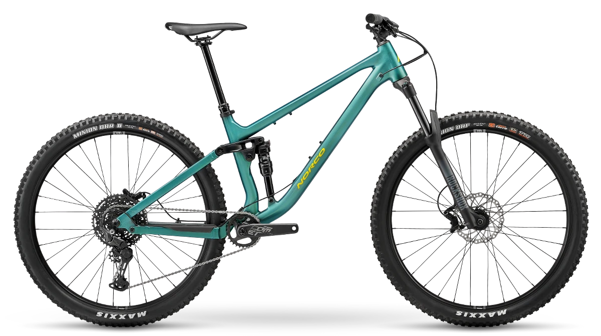Norco Fluid FS A3 Dual Suspension Mountain Bike - 29er - Canadian Mint Green