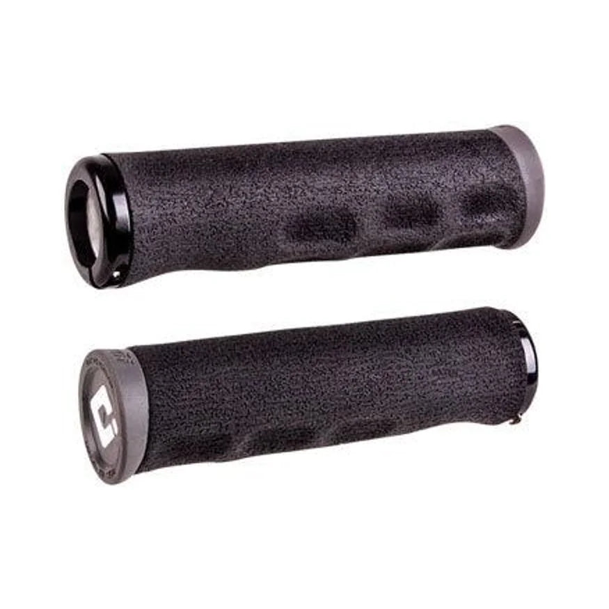 ODI Dread Lock Grips - Black, Lock-On (Bicycle Handlebar Grips) – product view