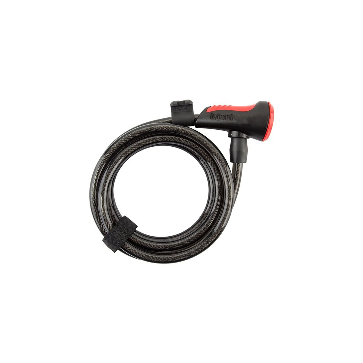 OnGuard Neon 8157 Key Coil Lock, 6 Feet w/ Bracket (Bicycle Locks) – studio product photo