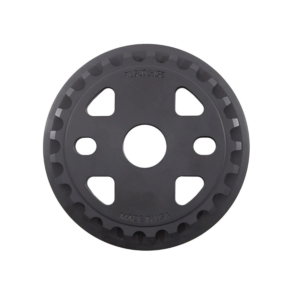S&M X-Man Guarded BMX Sprockets (Bicycle Chainrings) – front profile