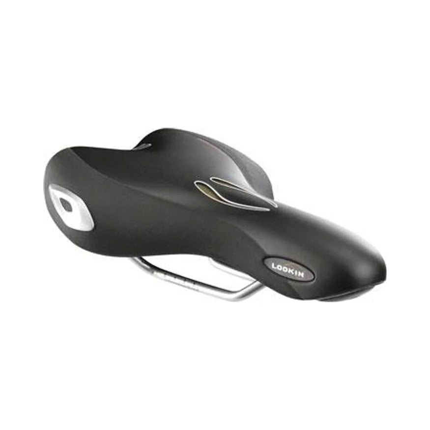Selle Royal Lookin Saddle - Steel, Black, Athletic (Bicycle Saddles) – studio product photo