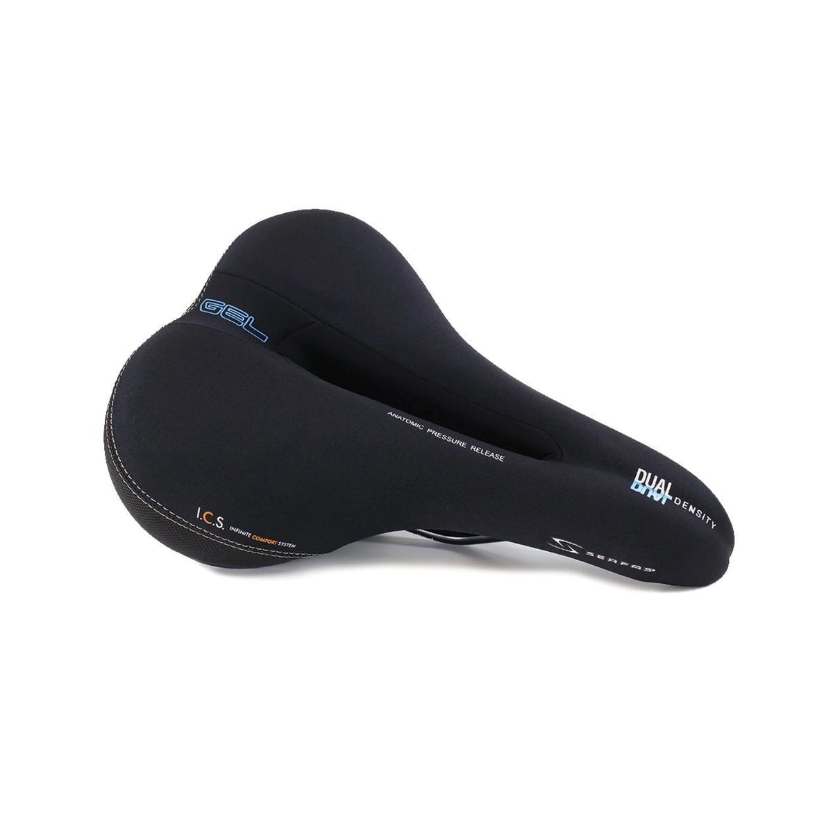 Serfas DDL-CT Dual Density® Women’s Comfort W/Cutout & Lycra Cover Saddle (Bicycle Saddles) – detail angle (view 9 of 9)
