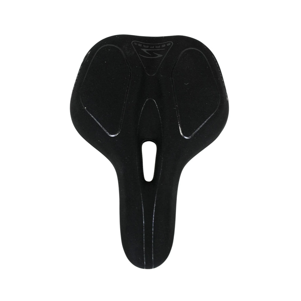 Serfas TBM-50L Tailbones® Memory Foam Lycra Dual Density Saddle (Bicycle Saddles) – front profile